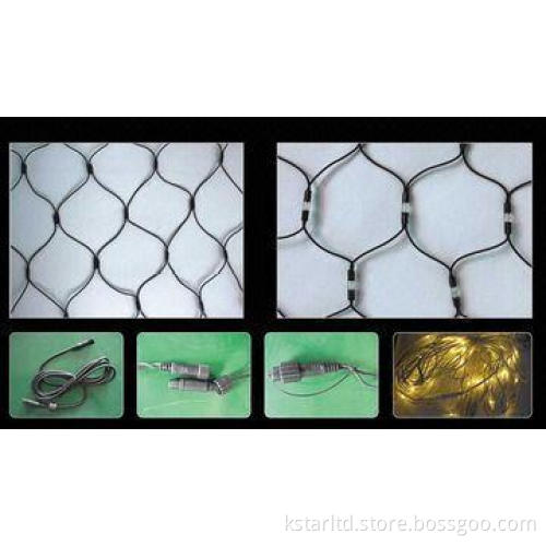 LED round net light, water-resistant outdoor use